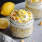 Lemon Cheesecake Overnight Oats