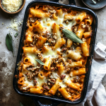 Pasta Bake with Pumpkin Tomato Sauce