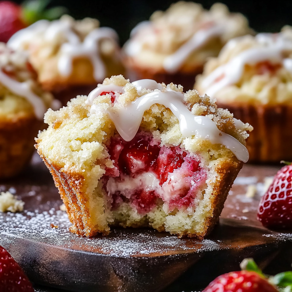 Strawberry Cream Cheese Muffins